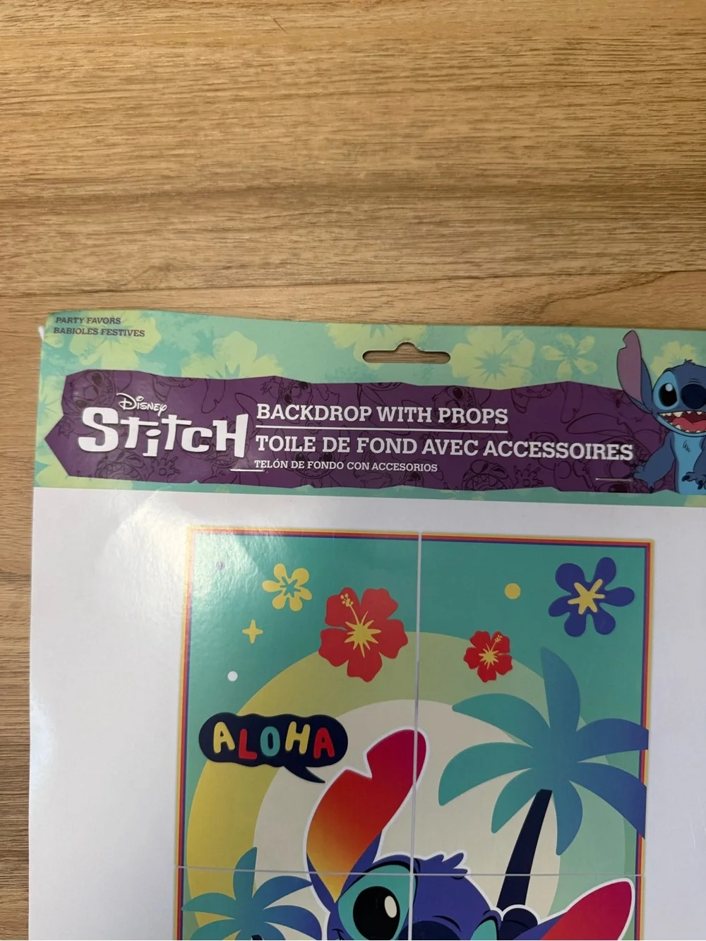 Disney Lilo And Stitch Party Backdrop With Props Kit New set of 2